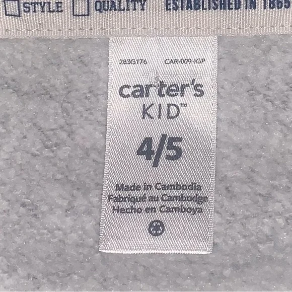 Lot of 4 Toddler Hoodies 4-5T – GAP NWT, Ocean City, Carters Camo, Wonder Nation - Picture 5 of 9